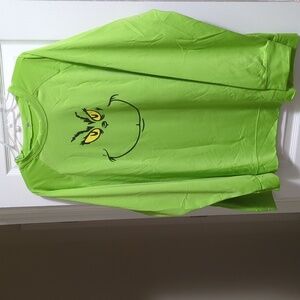 2 Grinch long sleeve T-shirt Men's 3XL